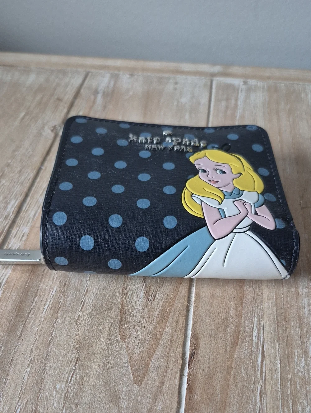 Kate Spade Disney Alice In Wonderland Wallet Blue
